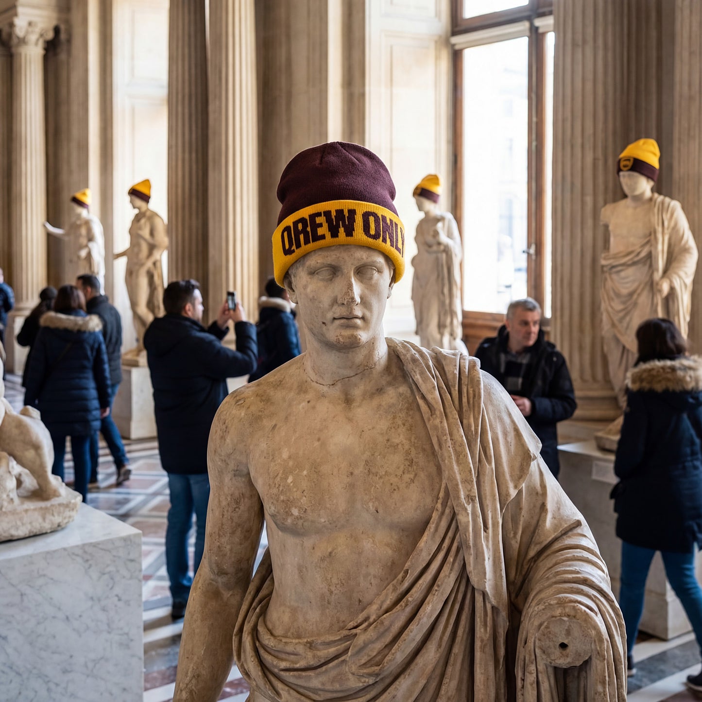 QREW PS REVERSIBLE BEANIE